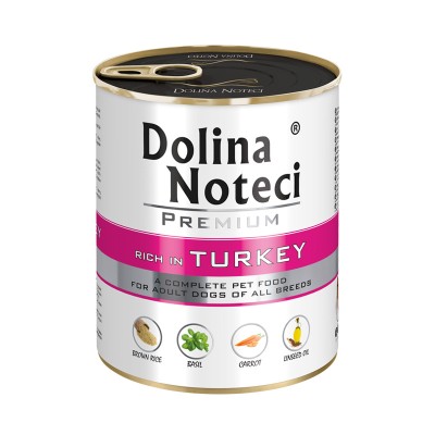 Karma dla psa indyk 800g DOLINA NOTECI