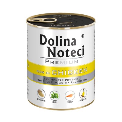 Karma dla psa kurczak  800g DOLINA NOTECI