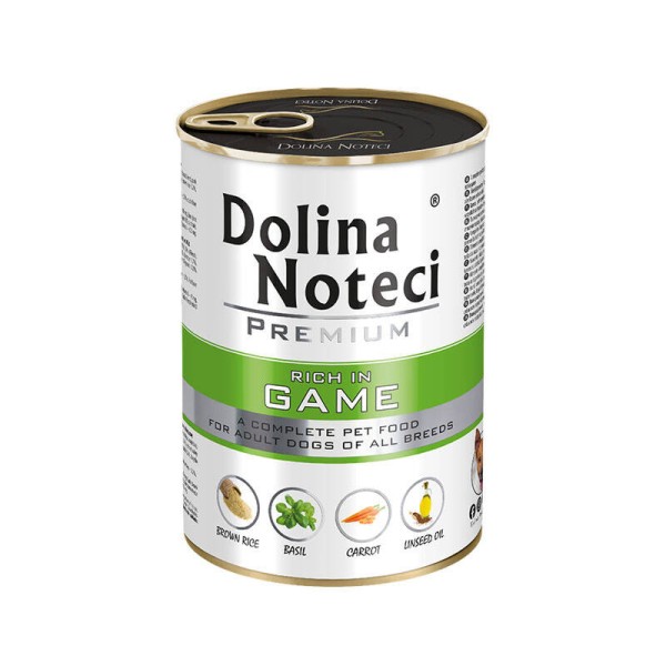 Karma dla psa dziczyzna 400g DOLINA NOTECI