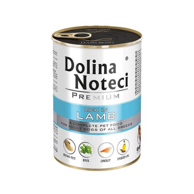 Karma dla psa jagnięcina  400g DOLINA NOTECI