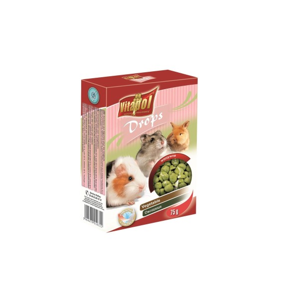 Dropsy dla gryzoni 75g - warzywne VITAPOL