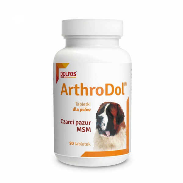 ArthroDol tabletki wspomagające ruchliwość dla psa 90 tab. Dolfos