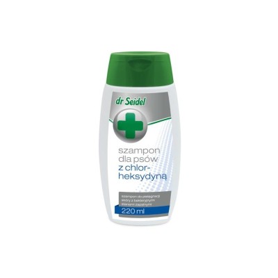 Szampon dla psów i kotów z chlorheksydyną 220ml Dr Seidel