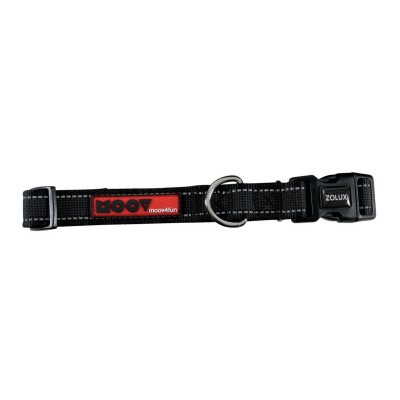 Obroża dla psa regulowana MOOV 25mm czarna ZOLUX