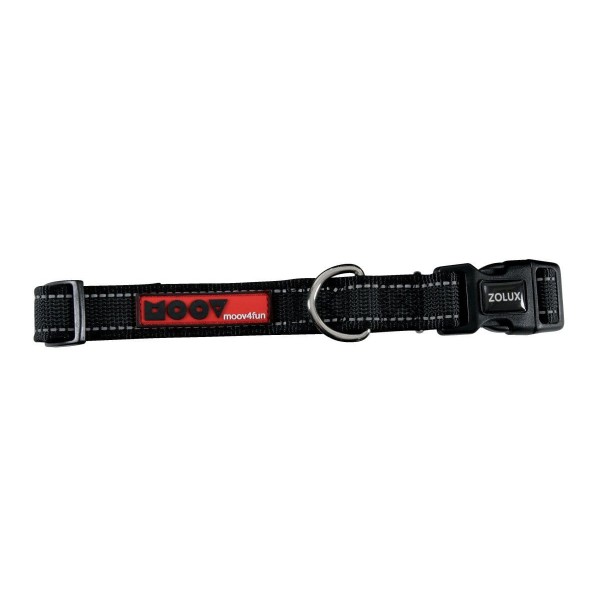 Obroża dla psa regulowana MOOV 25mm czarna ZOLUX
