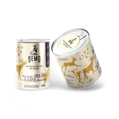Bemo jeleń z kaszą 400g