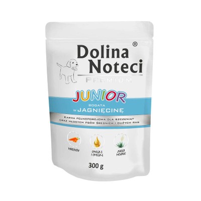 Karma dla psa JUNIOR jagnięcina 300g DOLINA NOTECI