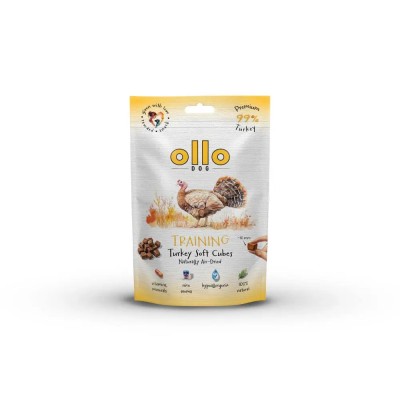 Ollo air dried training TURKEY cubes  #10mm 80g SKŁAD KARMY