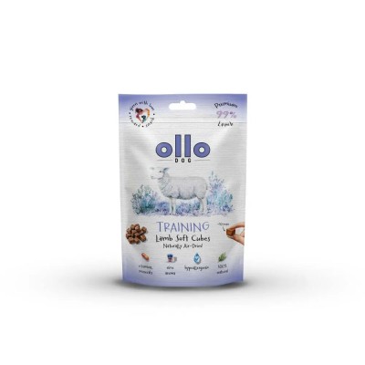 Ollo air dried training LAMB cubes  #10mm 80g SKŁAD KARMY