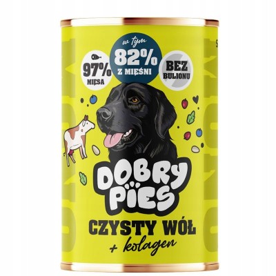 DOBRY PIES karma Mono wołowina 400g