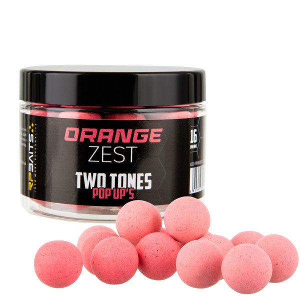 Rp Baits Kulki Pop Up Two Tones Orange Zest 16mm/150ml