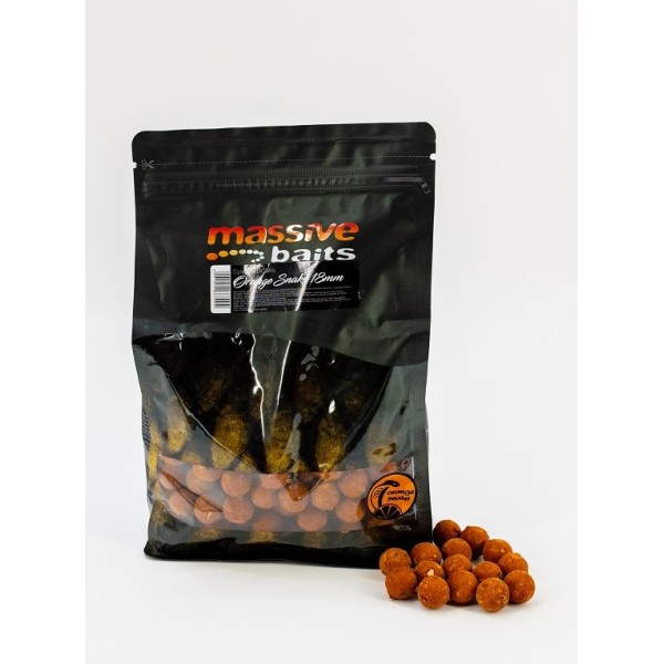 Massive Baits Kulki Orange Snake 24mm/Robin Orange 1kg