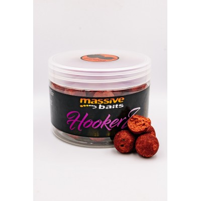 Massive Baits Kulki HookerZ Strawberry Bergamota 22mm/300ml
