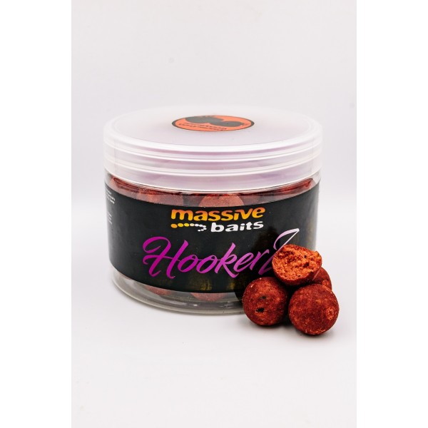 Massive Baits Kulki HookerZ Strawberry Bergamota 22mm/300ml