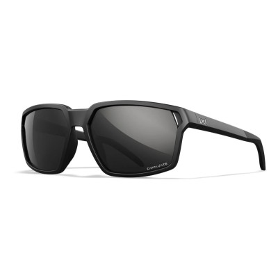 WileyX Okulary Sierra Captivate Polarized Black Mirror Grey Matte Black Frame