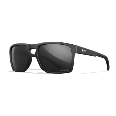 WileyX Okulary Founder Captivate Polarized Black Mirror Grey Matte Black Frame