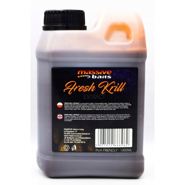 Massive Baits Zalewa Liquids Fresh Krill Extract 1L