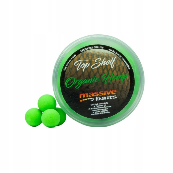Massive Baits Kulki Organic Hemp Pop-Up 14mm/200ml