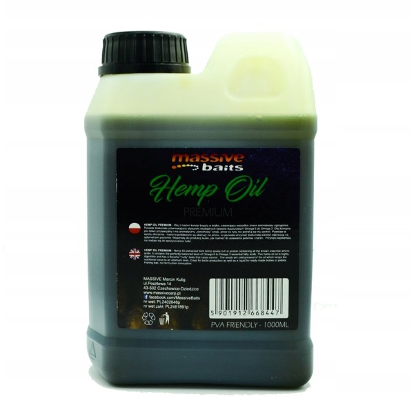 Massive Baits Zalewa Hemp Oil Premium Liquid 1L