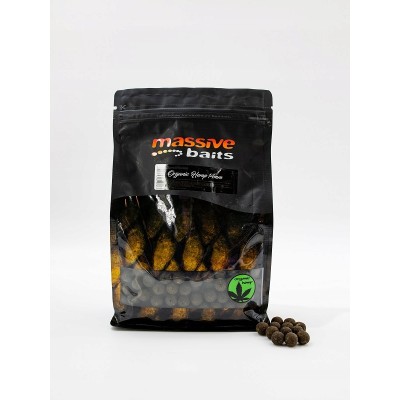 Massive Baits Kulki Organic Hemp 14mm/1kg