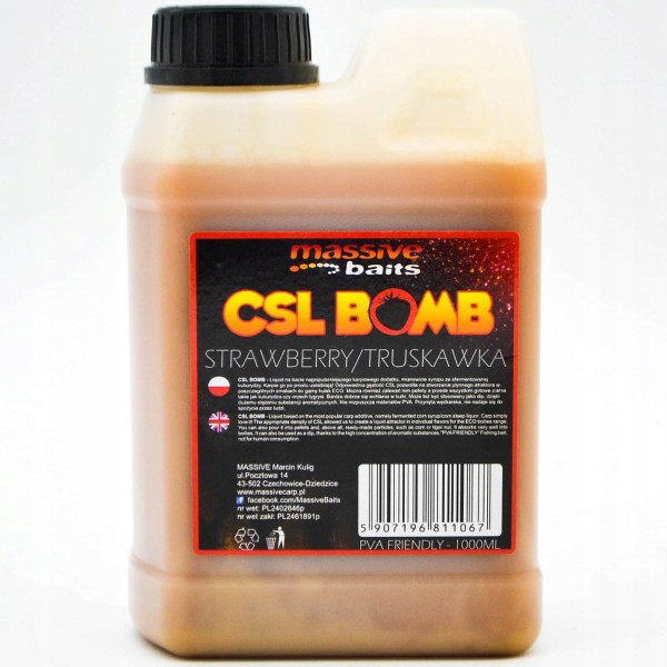 Massive Baits CSL Boomb Strawberry 1000ml