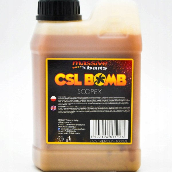 Massive Baits CSL Boomb Scopex 1000ml