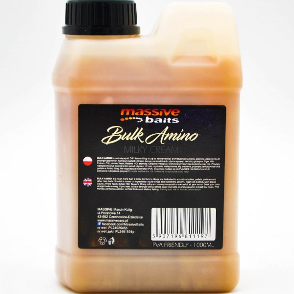Massive Baits Zalewa Bulk Amino Milky Cream 1L