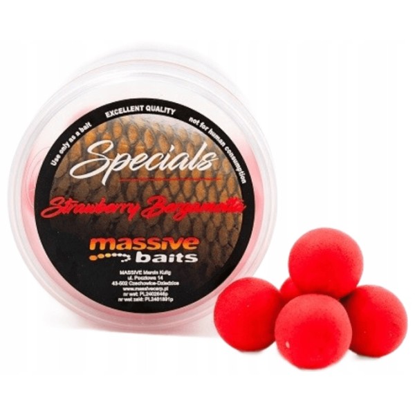 Massive Baits Strawberry Bergamotta Pop-Up 18mm/200ml