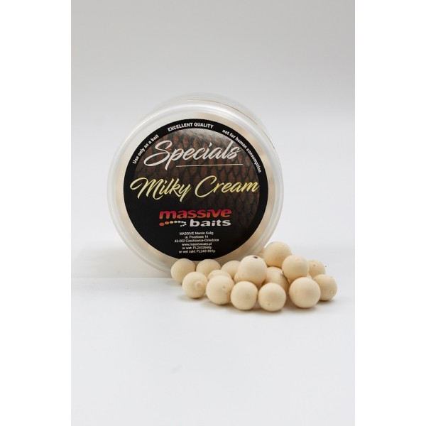Massive Baits Kulki Milky Cream Pop-Up 11mm/200ml