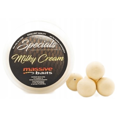 Massive Baits Kulki Milky Cream Pop-Up 18mm/200ml