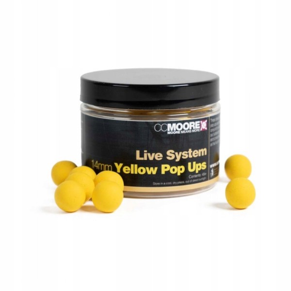 CC Moore Live System Yellow Pop-Up 14mm/45szt.