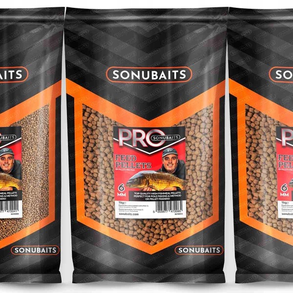 Sonubaits Pro Feed Pellets 6mm/1kg