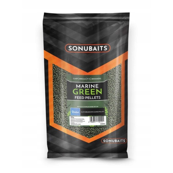 Sonubaits Marine Green Feed Pellets 2mm/900g