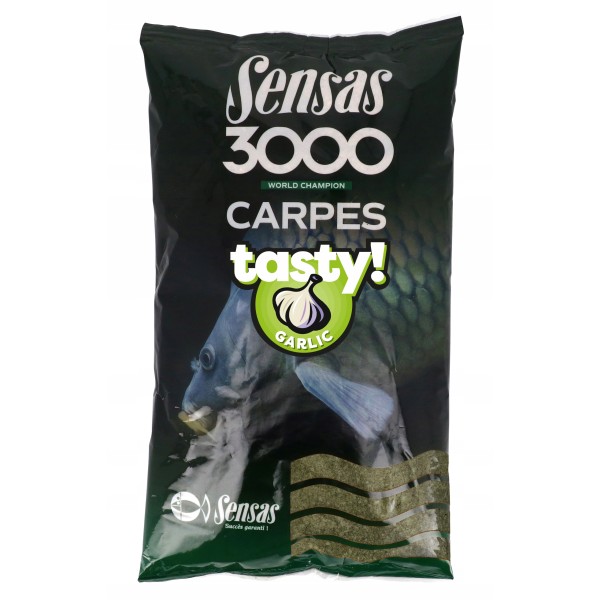 Sensas Zanęta 3000 Carp Tasty Garlic 1kg