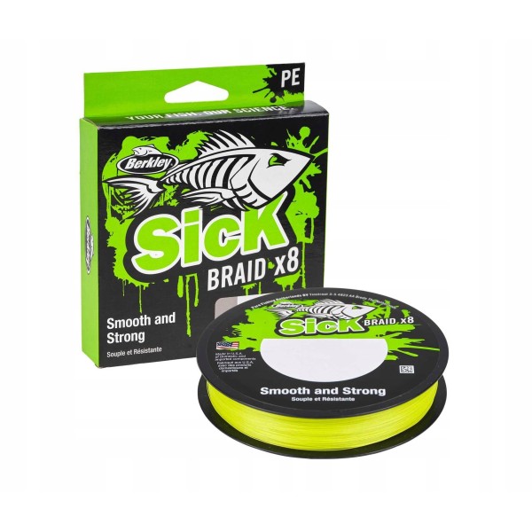 Berkley Plecionka Sick Braid x8 Flame Green 0.06mm/150m