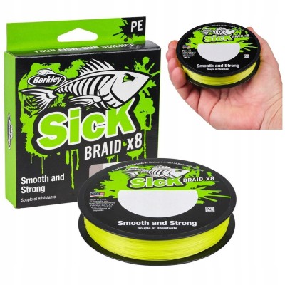 Berkley Plecionka Sick Braid x8 Flame Green 0.10mm/150m