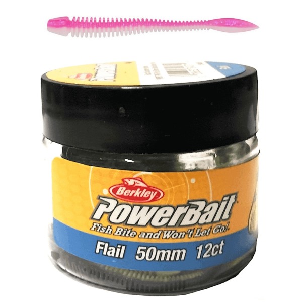 Berkley PowerBait Flail 50mm Pink/White