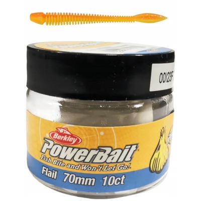 Berkley PowerBait Flail 70mm Orange/Yellow