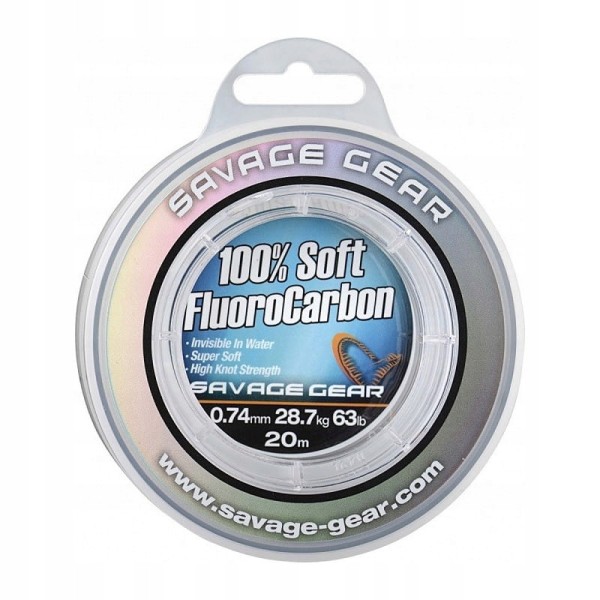Savage Gear Soft Fluorocarbon 0.17mm 50m 2.10kg 4.6lb