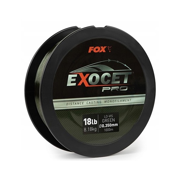 Fox Żyłka Exocet Pro Green 0,35mm/1000m/18lbs