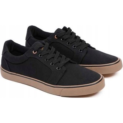 Fox Trampki Black Canvas Shoe 44