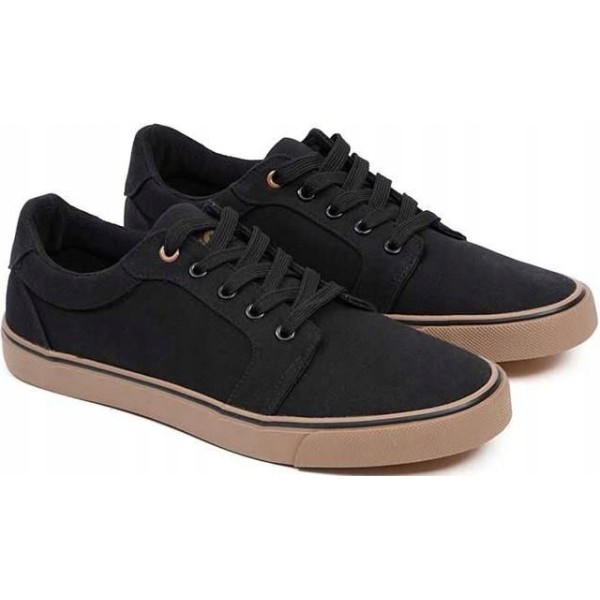 Fox Trampki Black Canvas Shoe 44