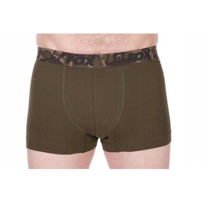 Fox Bokserki Boxer Khaki/Black 2 Pary r.XL