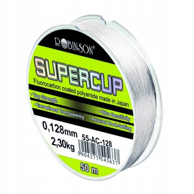 Robinson Żyłka Przyponowa Supercup 0.245mm/50m/8,47 kg