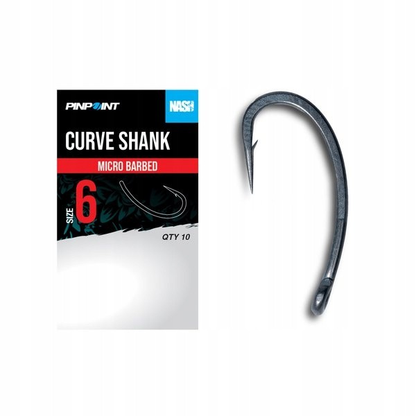 Nash Haki Curve Shank nr.6/10szt