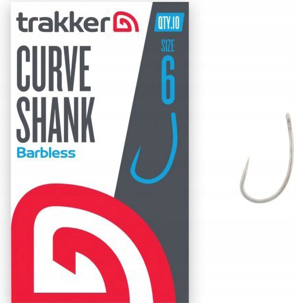 Trakker Haki Curve Shank nr.6/10szt. Barbless