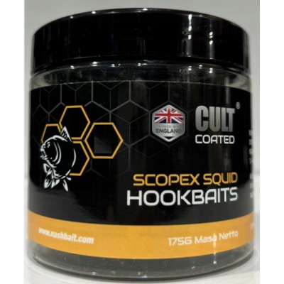 Nash Scopex Squid Cult Coated Hookbaits 24mm