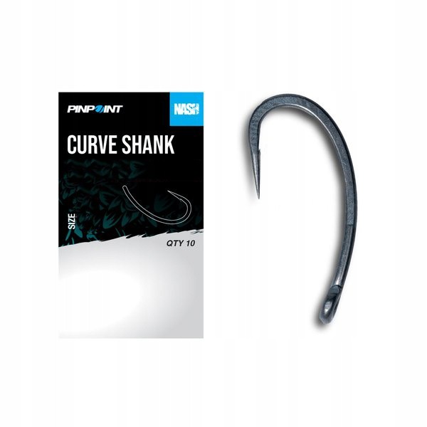 Nash Haki Curve Shank nr.4/10szt Barbless