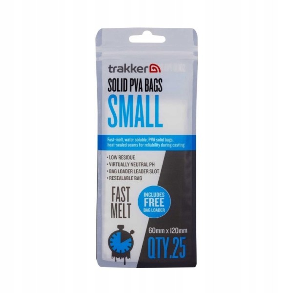 Trakker Worki Pva Solid Bags Small 120x60mm
