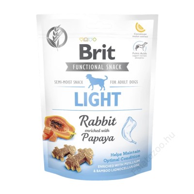 Brit functional snack- light-rabbit/papaya 150g